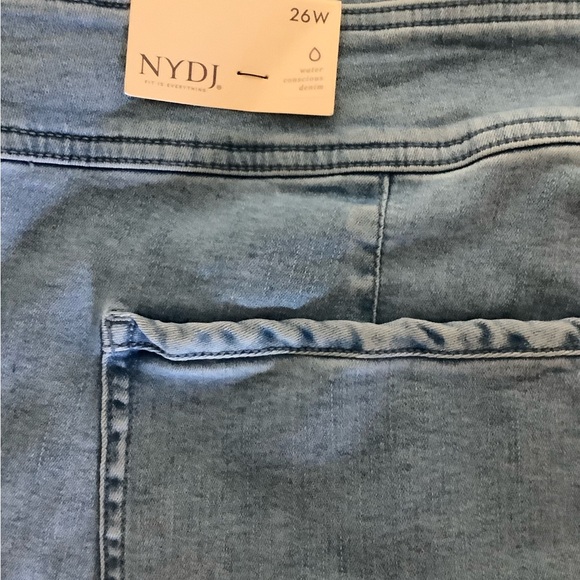 Nydj new size 26W Teresa wide leg jeans belle isle - Picture 9 of 11